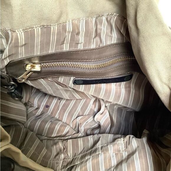 Mike & Chris Vintage Large Shoulder Hobo Bag/Workbag. Two snap side pockets tote - Picture 6 of 13